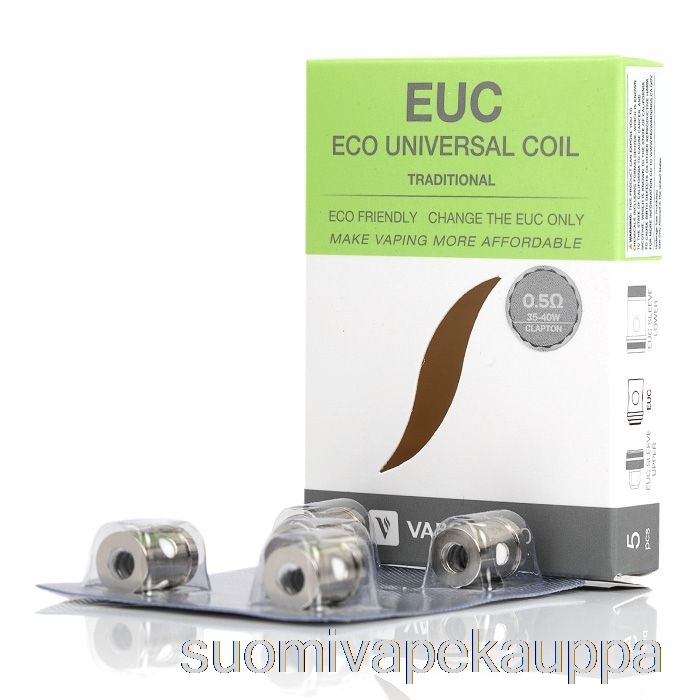 Vape Nesteet Vaporesso Euc Vaihtokelat 0,5 Ohm Perinteinen Euc Clapton